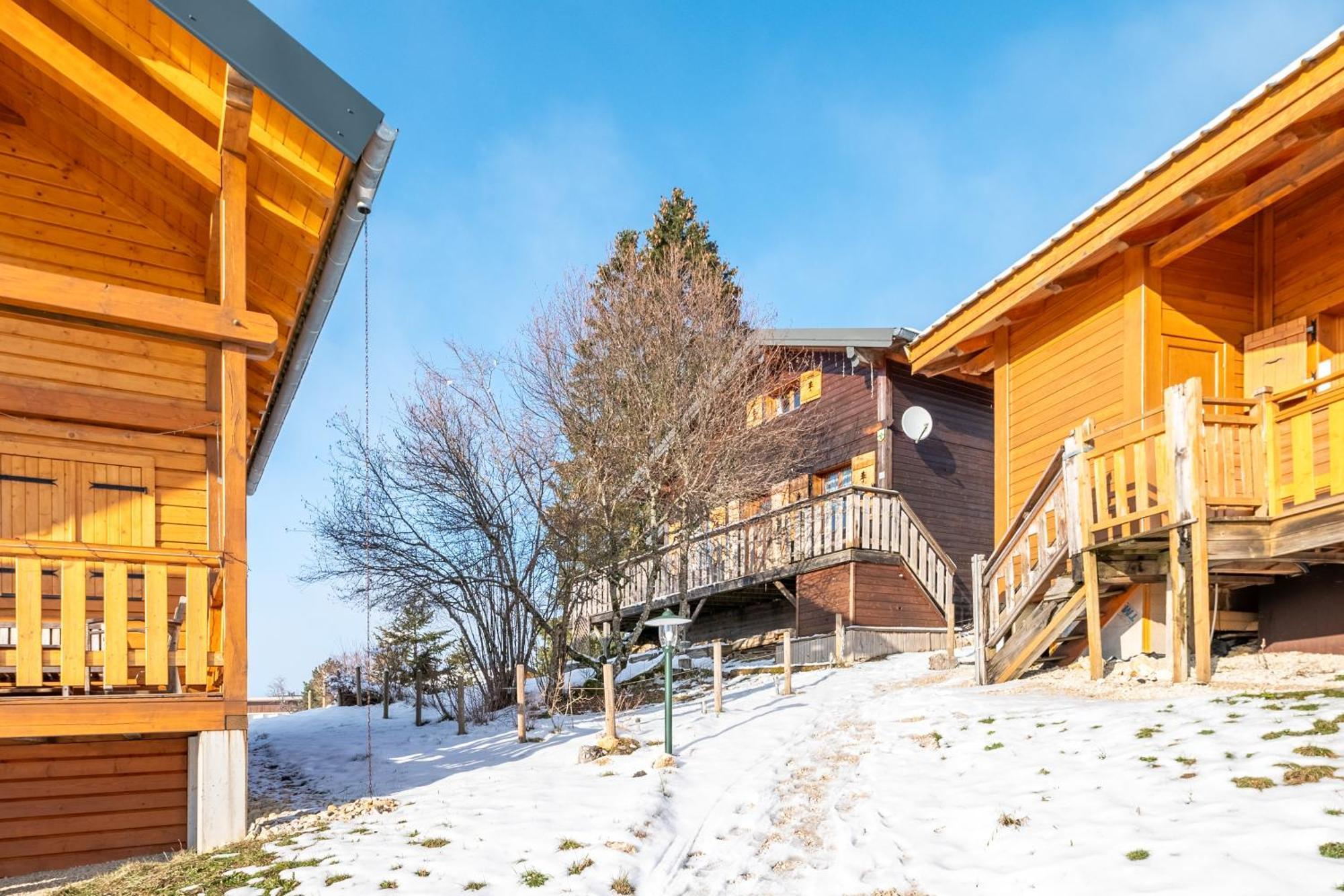 Chalet L'Embellie - Chalet Avec Piscine Partagee Saint-Laurent-en-Grandvaux Eksteriør bilde